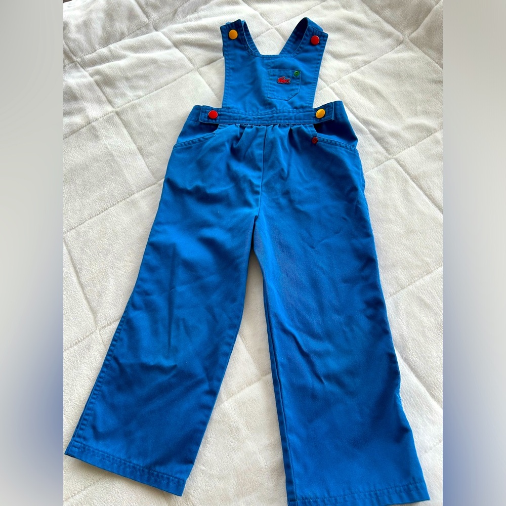 Vintage IZOD Lacoste baby toddler overalls